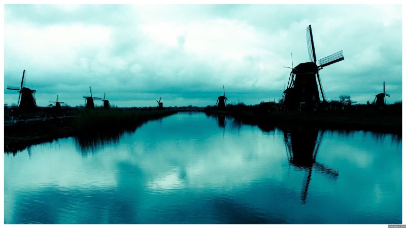 dutch windmills kinderdijk